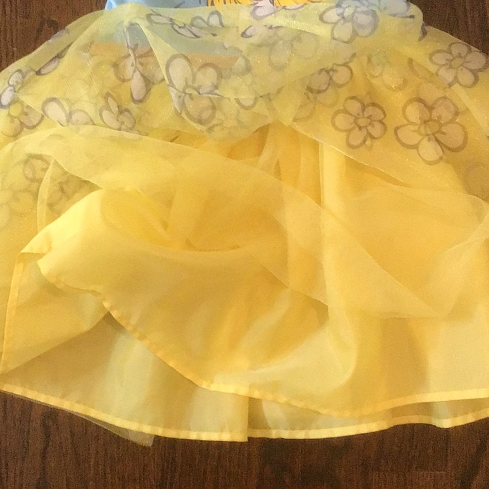 💛SMURFS Blue and Yellow Smurfette Dress - Sz 3T - Picture 3 of 11